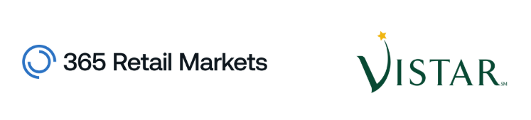 365 Retail Markets and Vistar logos side by side