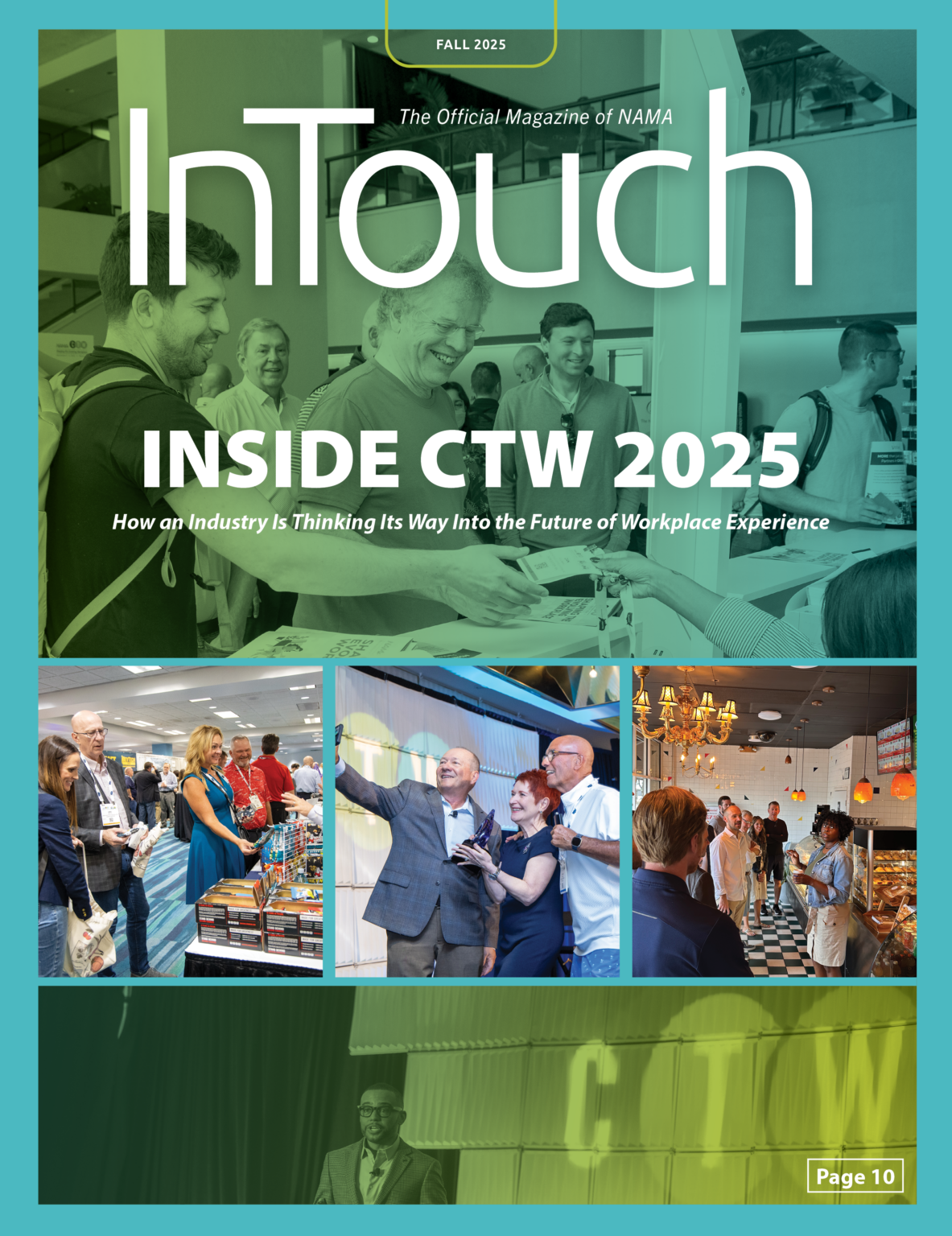 magazine cover of the 2025 Fall issue of InTouch magazine.
