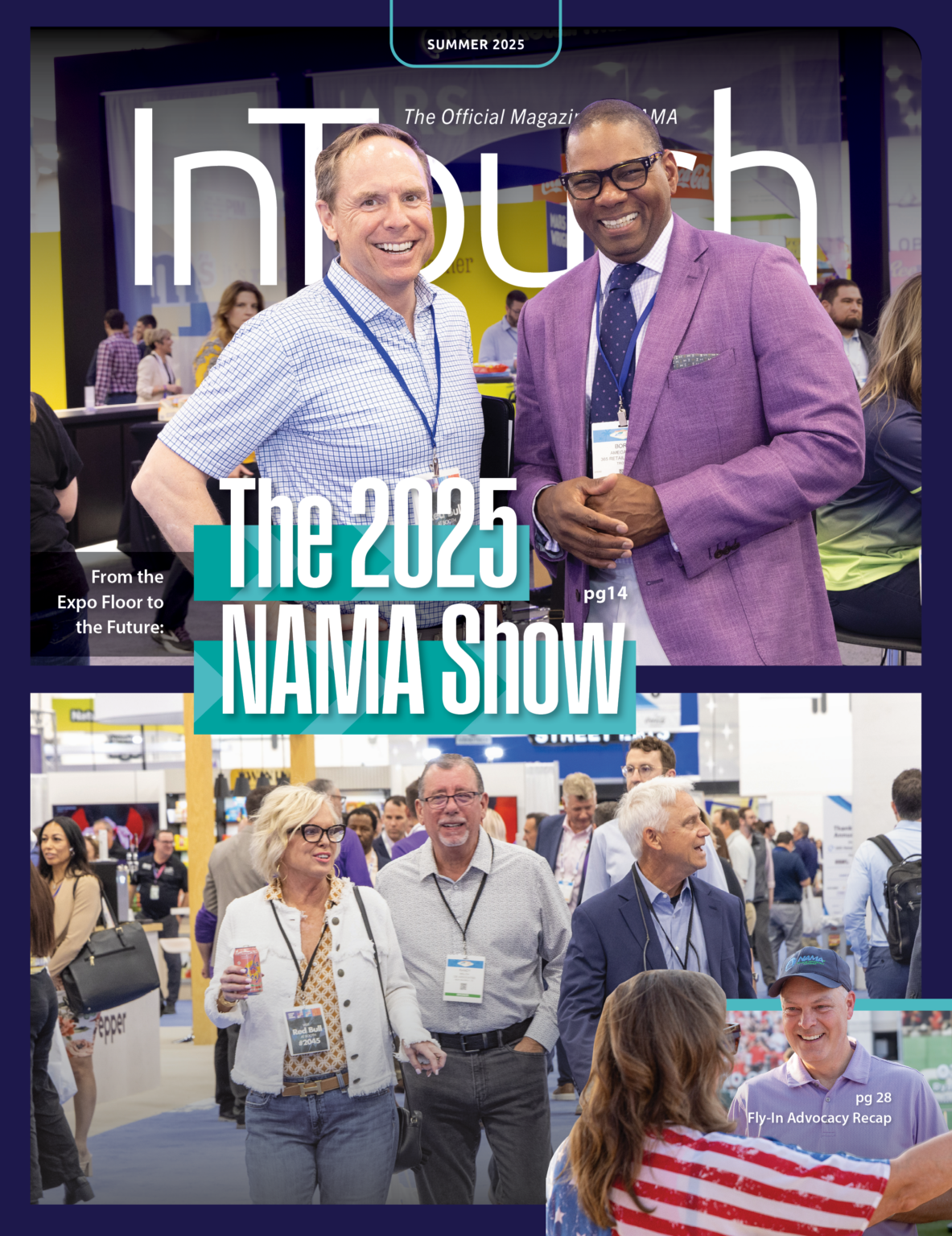 magazine cover of the 2025 Summer issue of InTouch magazine.