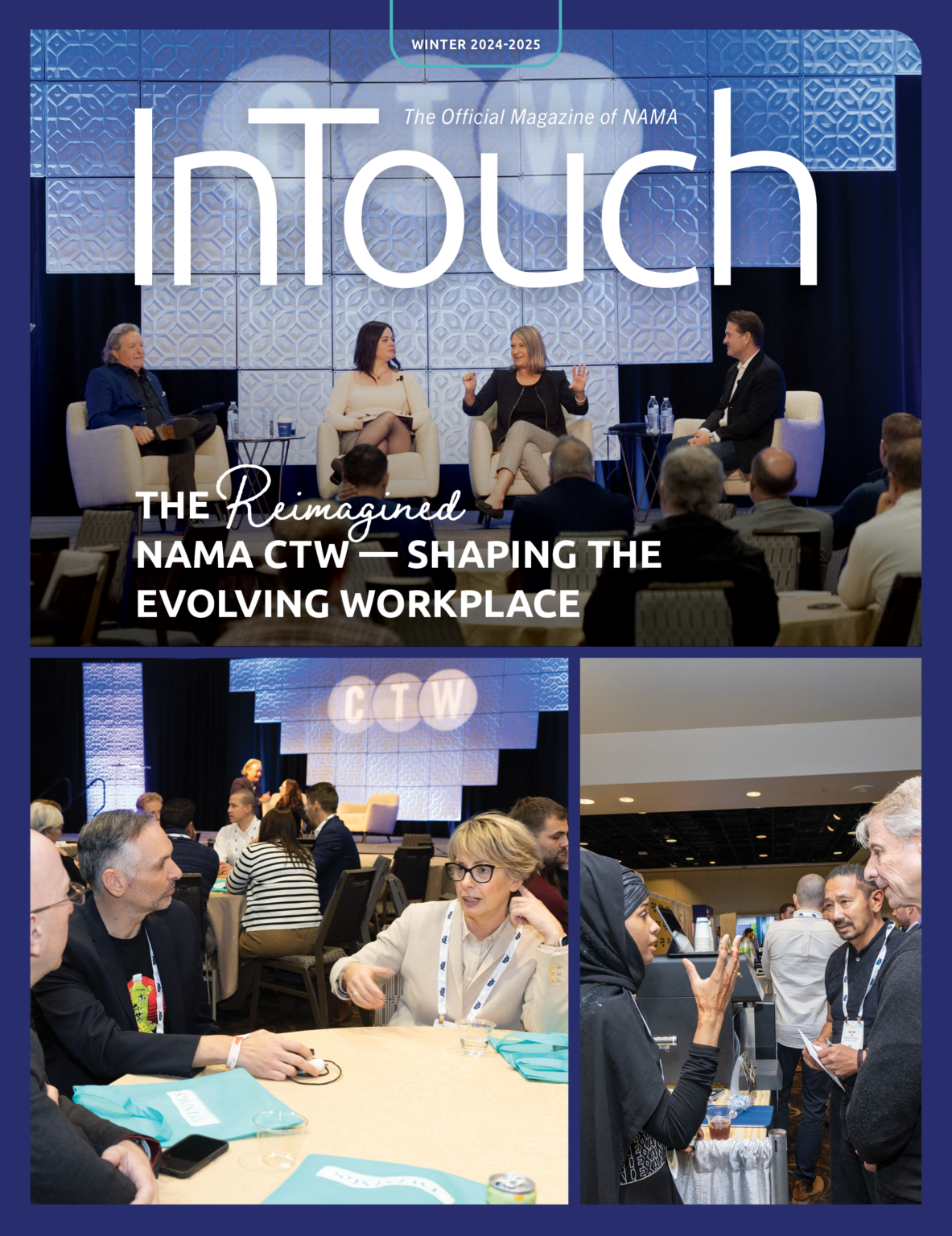 Cover of the winter 2025 issue of InTouch, NAMA's quarterly magazine.