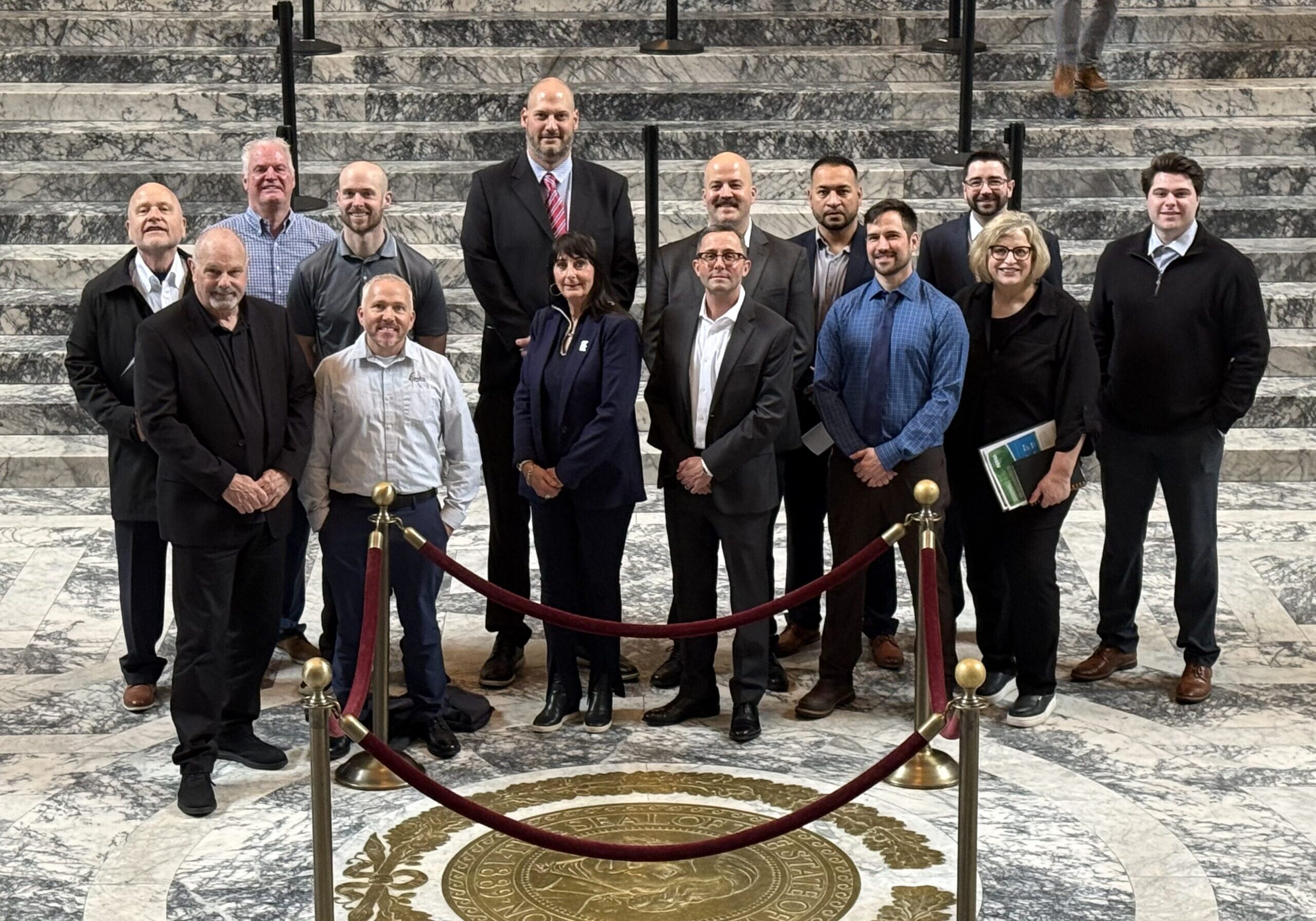 group stand for picture at NAVA lobby day 2026